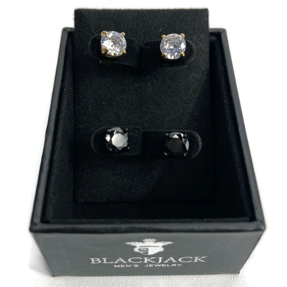 BlackJack Men’s Earrings - Picture 2 of 7